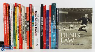 Football Annuals & Books - a good selection with Manchester Unites interest with Manchester United