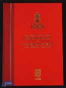 2023 Hardback FA Cup Final Manchester City v Manchester United Football Programme bound edition, a