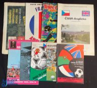 Collection of England international away match programmes 1966 Finland, 1975 Portugal (EC),