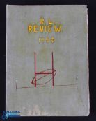 1950 Rugby League Review: Magazines from Jan 6th, 1950- 29th Dec 1950, bound collection with a