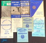 Collection of Queens Park Rangers home match programmes 1947/48 Swansea Town, 1949/50 Hull City,
