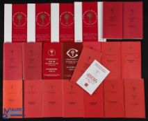 Crawshay's Welsh XV Annual Rugby Reports/Menus (20): 17 recent years' annual reports (all the