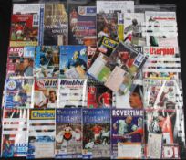 1998/99 Treble season Manchester Utd complete away league programmes to include Aston Villa +