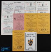 Selection of Hounslow Town homes 1949/50 Yiewsley (Middx. Snr. Cup), 1959/60 Southall (Middx. Snr.