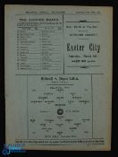 Pre-War 1919/1920 Millwall v Depot R.H.A. match programme 28 February 1928, single sheet, reverse is