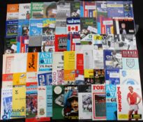 1950-2000 Friendly & Testimonial Football Programmes, to include some oversea issues, in mixed