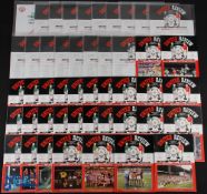 1991/92 Manchester Utd homes (29) complete season plus reserves homes Pontins league complete season