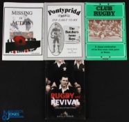 Mostly Welsh Rugby Book Quartet (4): Welsh Club Rugby, Oriel Galley, 1988, s/b bilingual;