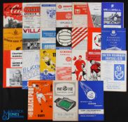 Selection of football programmes 1956/57 Exeter City v Swindon Town (ph), 1957/58 Charlton