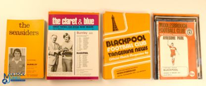 Blackpool Football Club Home & Away programmes 1972/73 Home 22 Away 21 & 1973/74 Home 20 Away 20 (