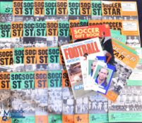 1960s Collection of Football Magazines Soccer Stars plus a few football annuals in good clean