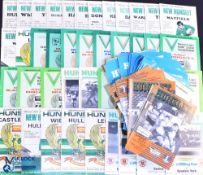 1970s-1990s New Hunslet/Hunslet R League Programmes (140): League and Cup, a selection of homes with