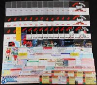 Collection of Manchester Utd items to include 1990/91 home programmes Coventry City, Liverpool (