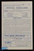 1949/50 Southport v Oldham Athletic Div. 3 (N) match programme, 4 page, 22 October 1949; fair. (1)