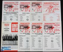 1972/73 Manchester Utd youth team home programmes Arsenal (4th round), Newcastle Utd (3rd round