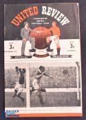 1948/49 Manchester Utd. v Wolverhampton Wanderers Div. 1 match programme 15 September 1948 at