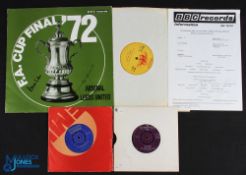 1972 Leeds United: Centenary FAC Final at Wembley 6 May 1972 BBC 33 1/3 rpm long play record in