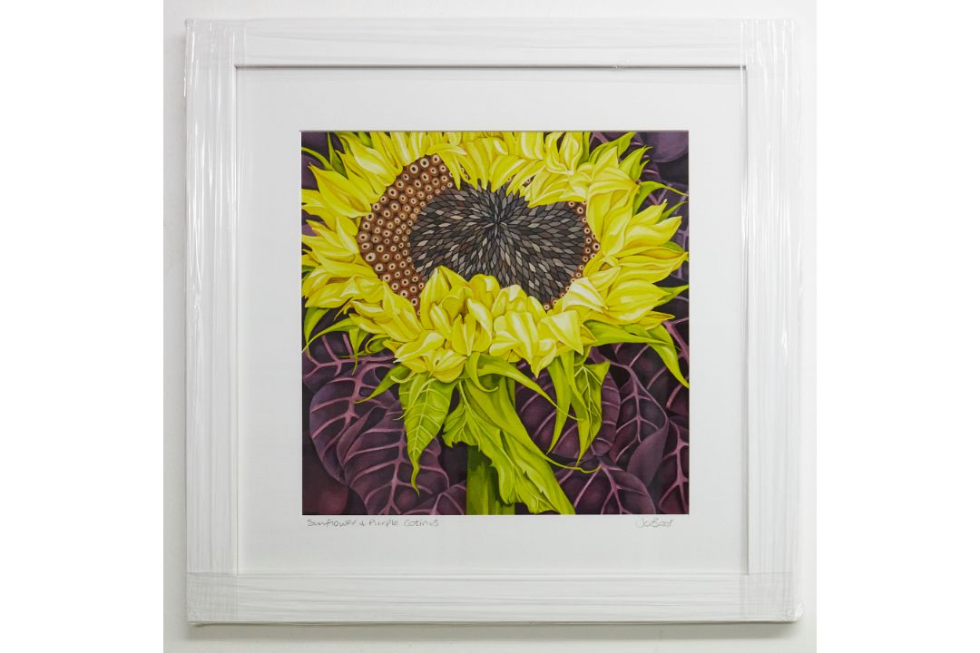 British Giclee print 'Sunflowers ' Jo Beer is a figurative painter based in Cornwall who has