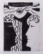 Painting 'Echo and Narcissus', canvas, 78 x 59cm.