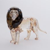Swarovski Crystal Glass, annual edition 'Akili Lion' 2016, boxed.