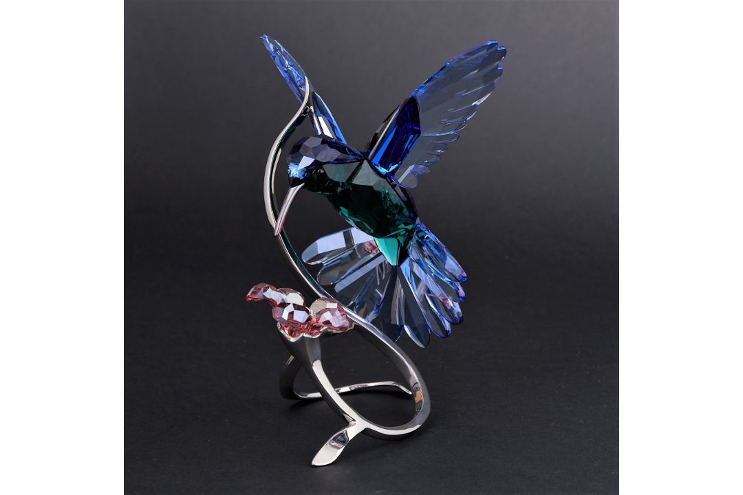 Swarovski Crystal Glass, Paradise Birds 'Hummingbird', boxed.