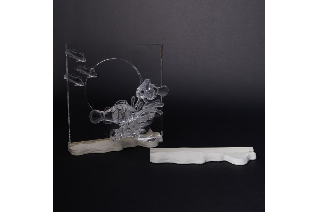 Swarovski Crystal Glass, Wonders Of The Sea 'Harmony' annual edition 2005, boxed.