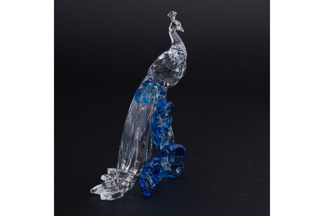 Swarovski Crystal Glass, annual edition Companion piece 'White Peacock' 2015, boxed