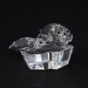 Swarovski Crystal Glass, annual edition 'Save Me - Seals' 1991, boxed.
