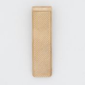 A 9ct yellow gold money clip, 11.90gm.
