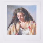 Robert Lenkiewicz (1941-2002) 'Study of Anna' signed limited edition print 383/750, with
