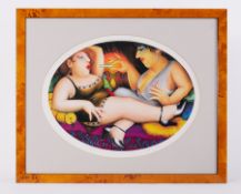 Beryl Cook (1926-2008) 'Sultry Afternoon' signed limited edition print 518/850, 35cm x 46cm,