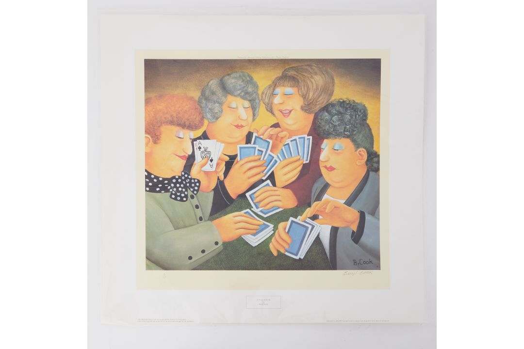 Beryl Cook (1926-2008) 'A Full House' signed limited edition print 10/650, 41cm x 46cm, unframed,
