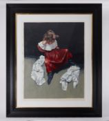 Robert Lenkiewicz (1941-2002) 'Painter with Women St,Antony theme' signed limited edition print