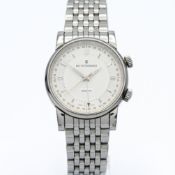 Revue Thommen, a stainless steel Revue Thommen alarm wristwatch, reference 10002 8132, comes with