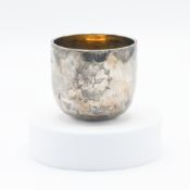 A silver & gilt communion cup, Exeter, 2.26oz.