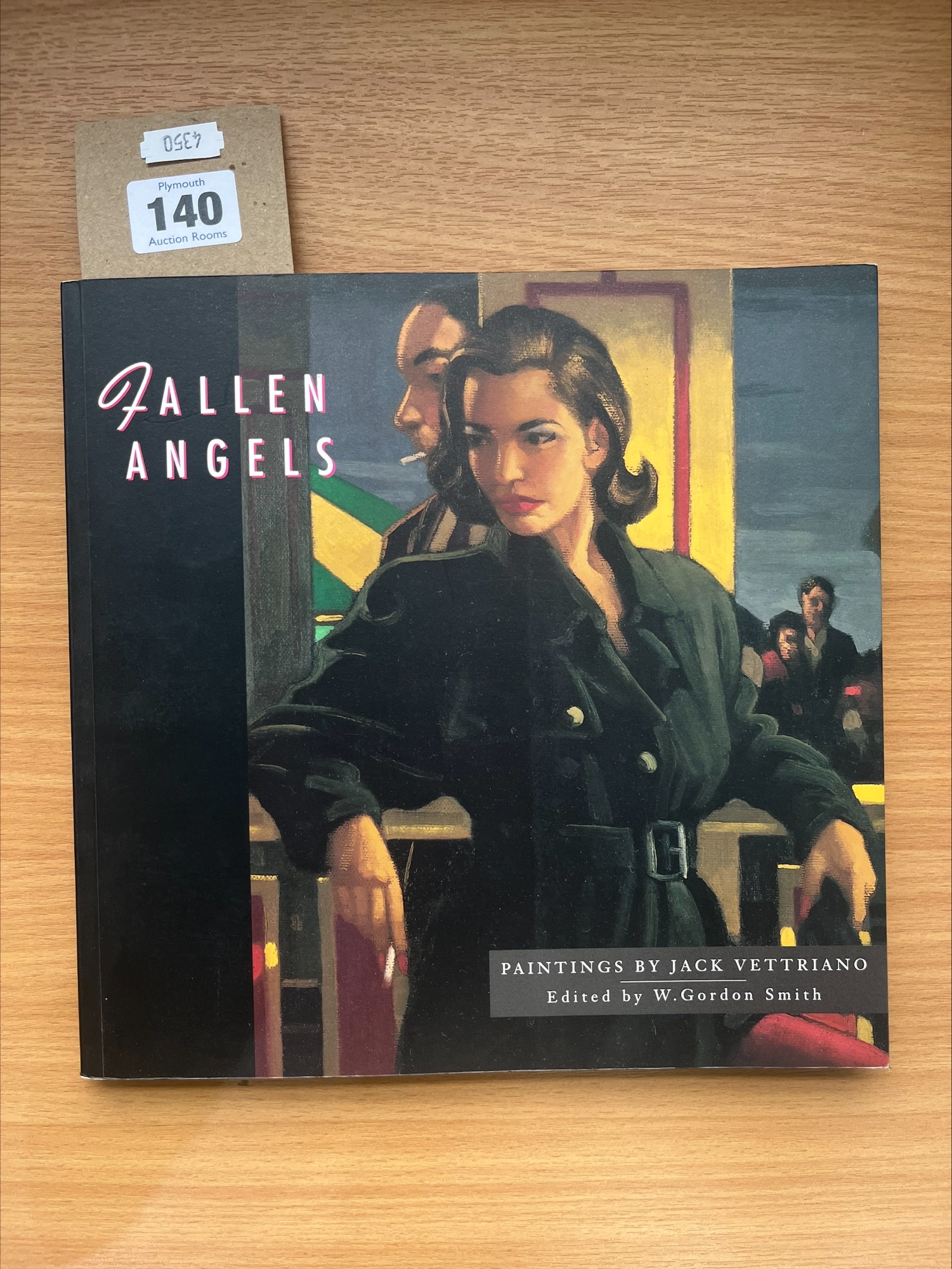 Signed copy of 'Fallen Angels - Paintings by Jack Vettriano' (1994), table book, Edited by W.