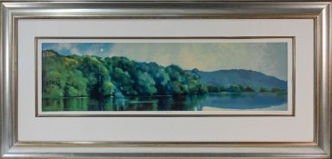 Robert Lenkiewicz (1941-2002) signed print, Warren Woods, No 64/375, framed & glazed.