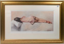 Nicholas St. John Rosse, 'Siesta', signed print, framed and glazed, overall size 63cm x 92cm.