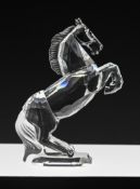 Swarovski Crystal Glass, 'White Stallion', boxed.