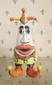 Lorna Bailey Jester Theme Sugar Sifter, height 18cm