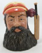 Royal Doulton Large Character Jug W G Grace D7032
