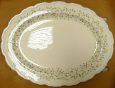 Royal Albert Caroline Patterned large platter 41.5cm, seconds