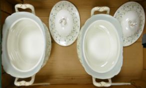 Royal Albert Caroline Patterned Tureens x 2, seconds