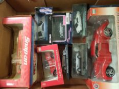 A collection of Snap On Boxed Diecast Model Cars including 1939 Lincoln Zephyr Custom Coupe, 1950