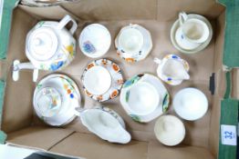 A mixed collection of items to include Wedgwood, regal, Palissy, Maddock & similar hand finished tea