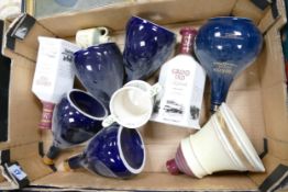 A collection of Wade Ceramic Whiskey & Spirit Bottles /decanters to include Glenfiddich, Parkers,