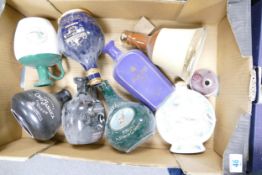 A collection of Wade Ceramic Whiskey & Spirit Bottles /decanters to include Glenfiddich, tullamore