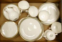 Royal Doulton Athens Patterned Part Tea Set (some seconds noted)