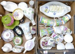 A mixed collection of items to include Wedgwood Wild Strawberry Vase, Chinese Legend vase, Minton