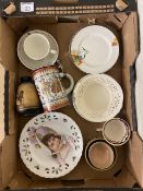 Collection of Mixed Ceramics to include Bretby vase, Austrian style wall plates and Royal